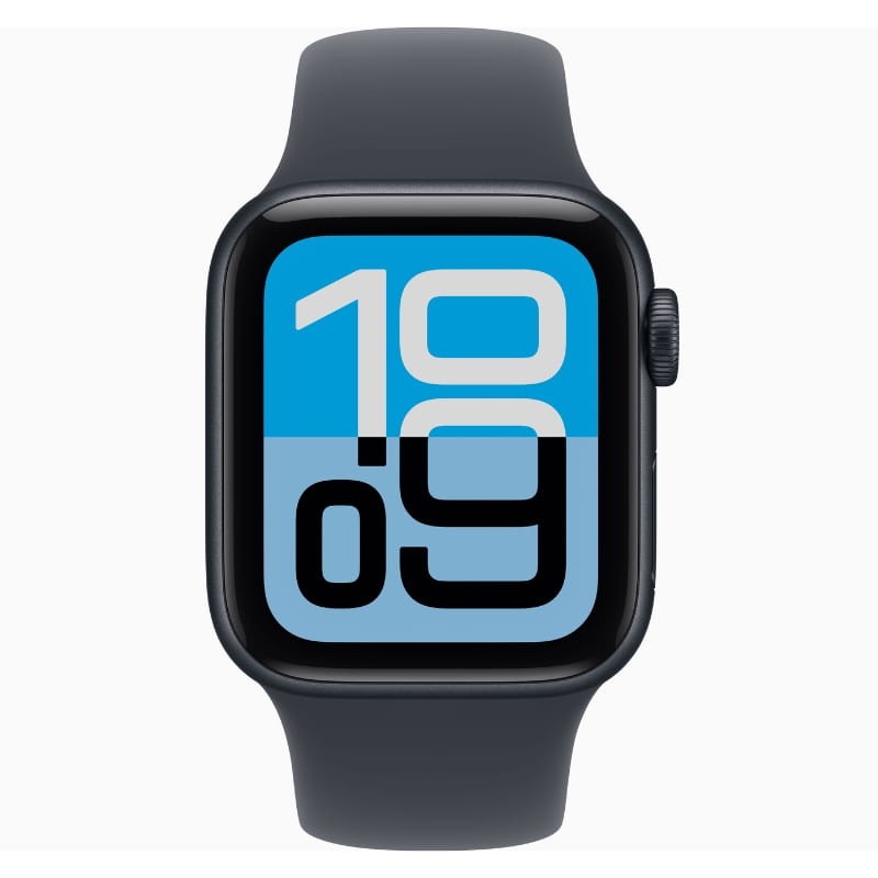 Apple Watch SE 3 GPS 40mm Medianoche con Correa Deportiva Negro M/L - Ítem1