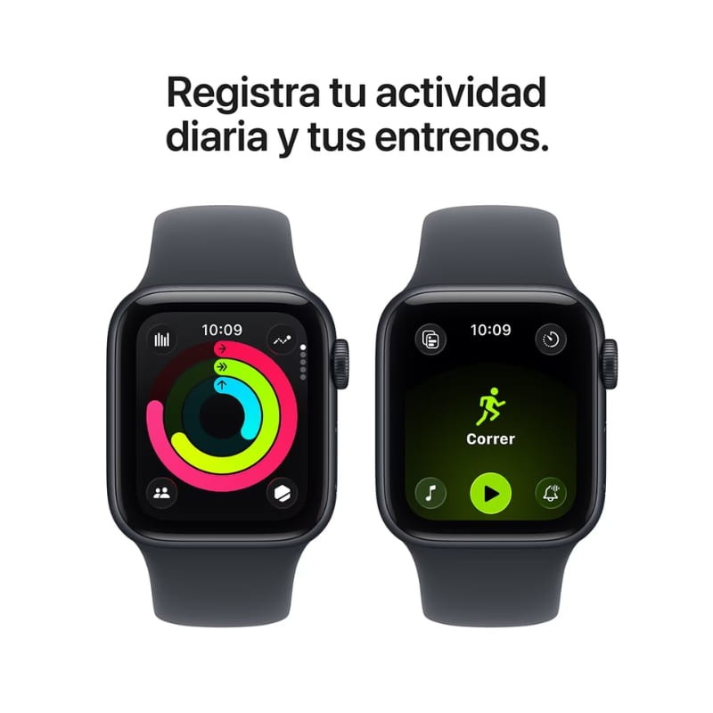 Apple Watch SE 3 GPS 40mm Medianoche con Correa Deportiva Negro M/L - Ítem6