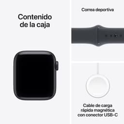 Apple Watch SE 3 GPS 44mm Medianoche - contenido de la caja