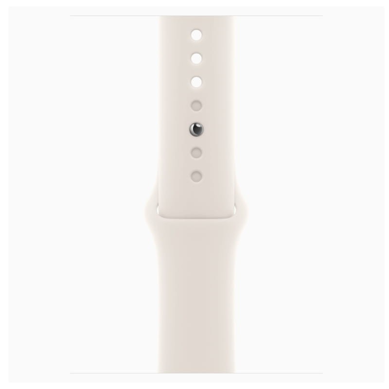Apple Watch SE 3 GPS 44mm Blanco Estelar con Correa Deportiva Blanco S/M - Ítem2