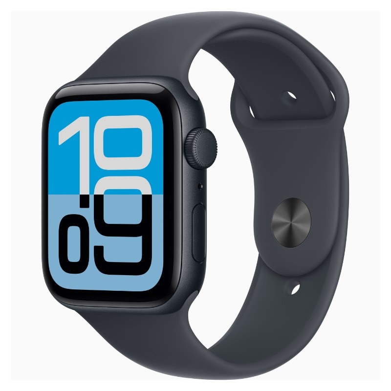 Apple Watch SE 3 GPS 44mm Medianoche con Correa Deportiva Negro S/M - Ítem