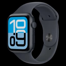 Apple Watch SE 3 GPS 44mm Medianoche con Correa Deportiva Negro S/M