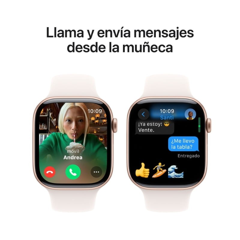 Apple Watch Series 10 GPS 46 mm Alumínio Ouro rosa com Pulseira Desportiva S/M - Item5