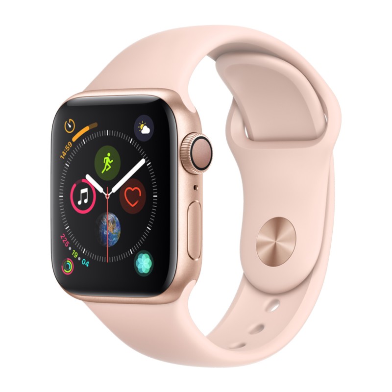 Apple Watch Series 4 GPS 40mm Alumínio Dourado / Pulseira Desportiva Rosa