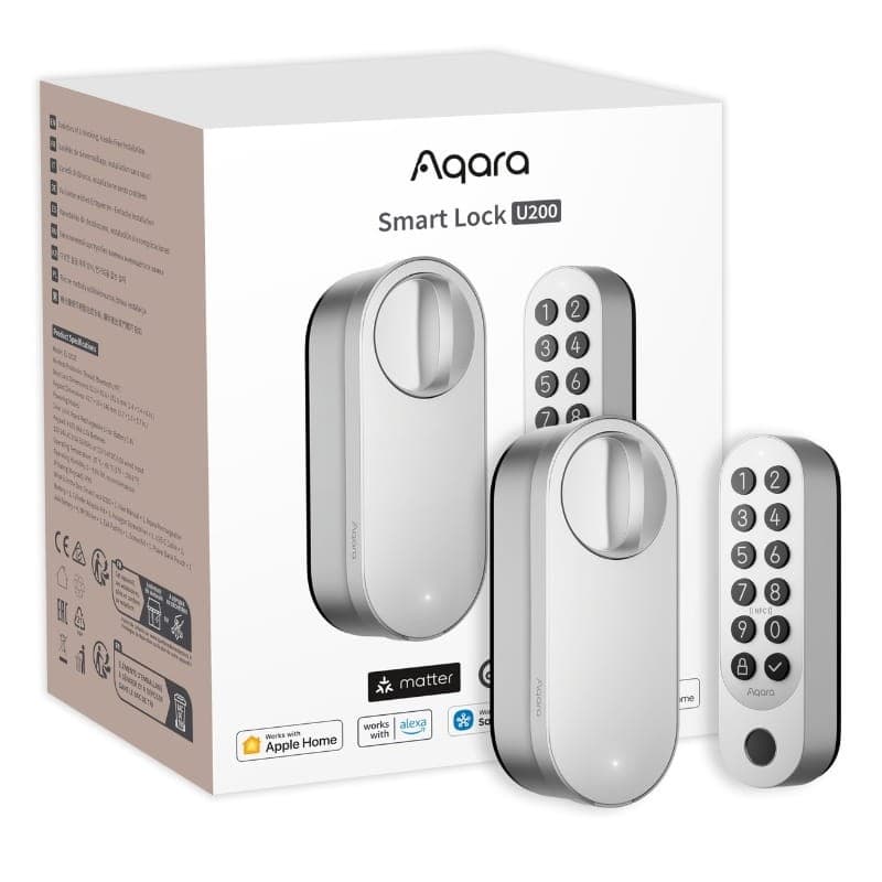 Aqara Smart Lock U200 Prata - Fechadura inteligente - embalagem