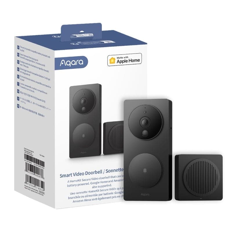 Aqara Smart Video Doorbell G4 Preto - Campainha de vídeo sem fios - embalagem