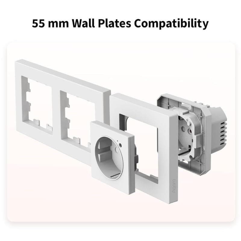 Aqara Wall Outlet H2 EU - diâmetro da ficha