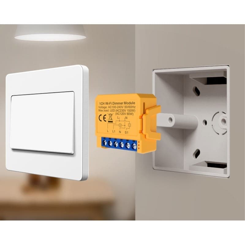 Avatto DMS16-2 Naranja - Switch Inteligente WiFi - instalación