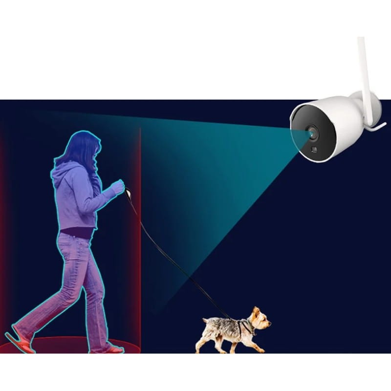 Avatto IPC-OD-01 2MP IP65 WiFi Blanc - Caméra de sécurité extérieure - Ítem4