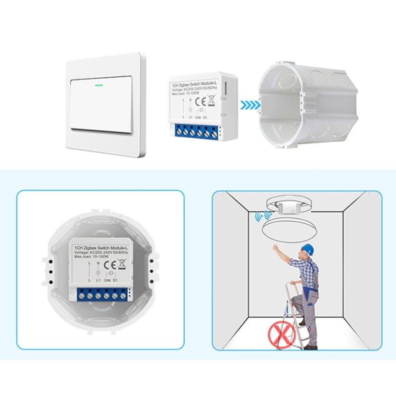 Avatto LZWSM16-W1 Branco - Interruptor inteligente ZigBee - Item3