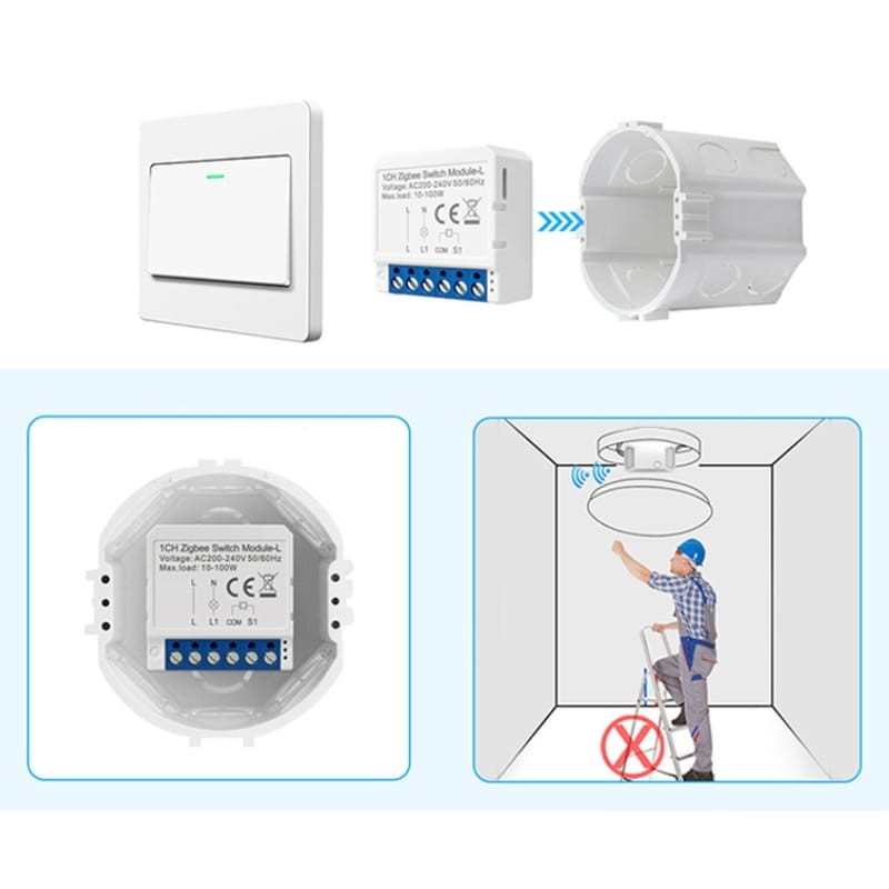 Avatto LZWSM16-W2 Branco - Interruptor inteligente ZigBee - Item3