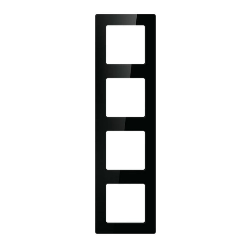 Avatto N-TS10-Frame-B4 Preto - Moldura para interruptores - Item
