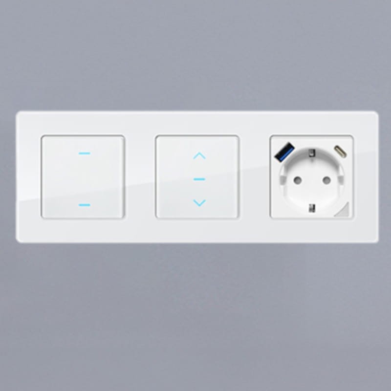 Avatto N-TS10-Frame-W3 Branco - Moldura para interruptores - Item1