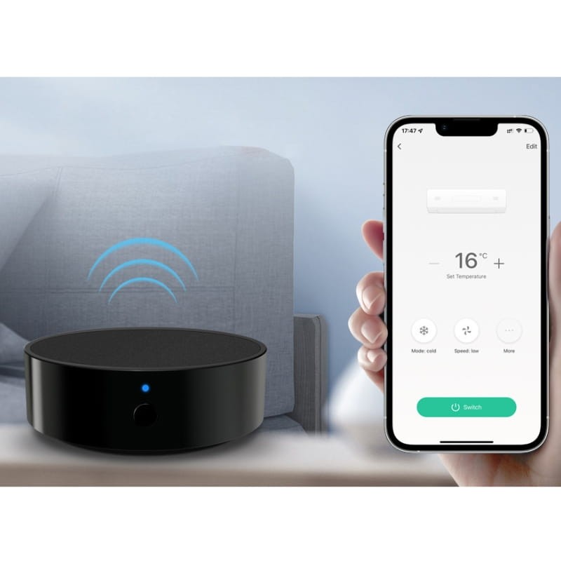 Avatto S16 Pro WiFi Google Home / Alexa Preto - Centro de Controlo IR - Item4
