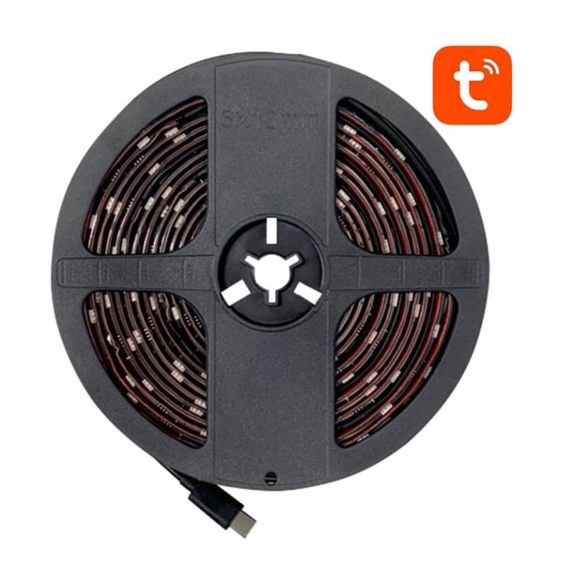 Avatto SLS06 Noir - Bande LED intelligente pour téléviseurs 55''-65'' - Ítem1