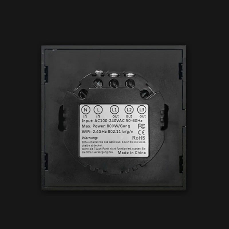 Avatto TS02-EU-B2 2 Botões WiFi Preto - Interruptor Táctil Inteligente - Item4