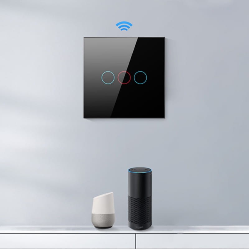 Avatto TS02-EU-B3 3 Botões WiFi Preto - Interruptor Táctil Inteligente - Item4