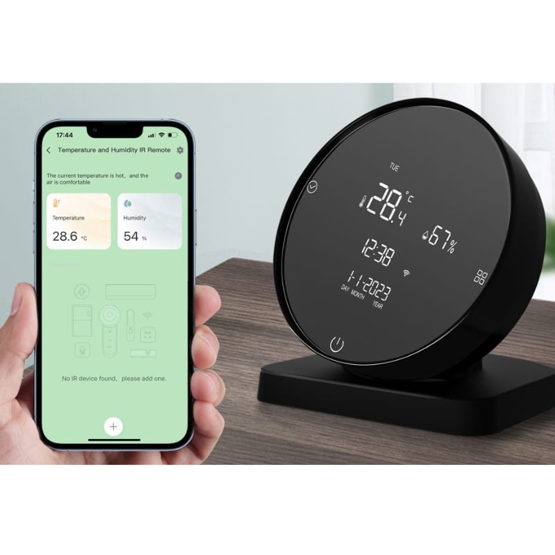 Avatto WHS20S WiFi Noir - Capteur de température et d'humidité IR - Ítem3