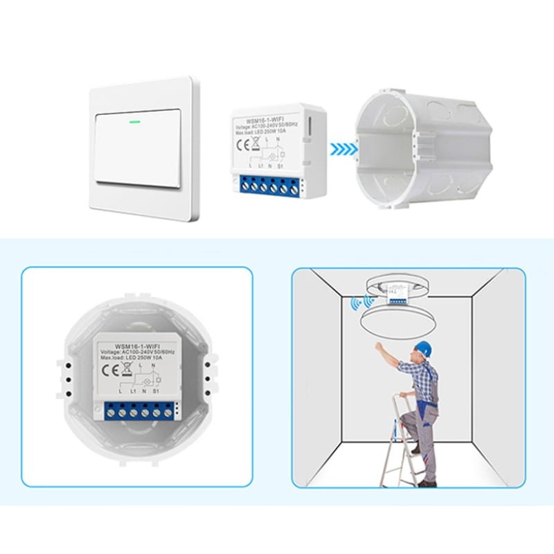 Avatto WSM16-W2 Blanc - Interrupteur intelligent WiFi - Ítem4