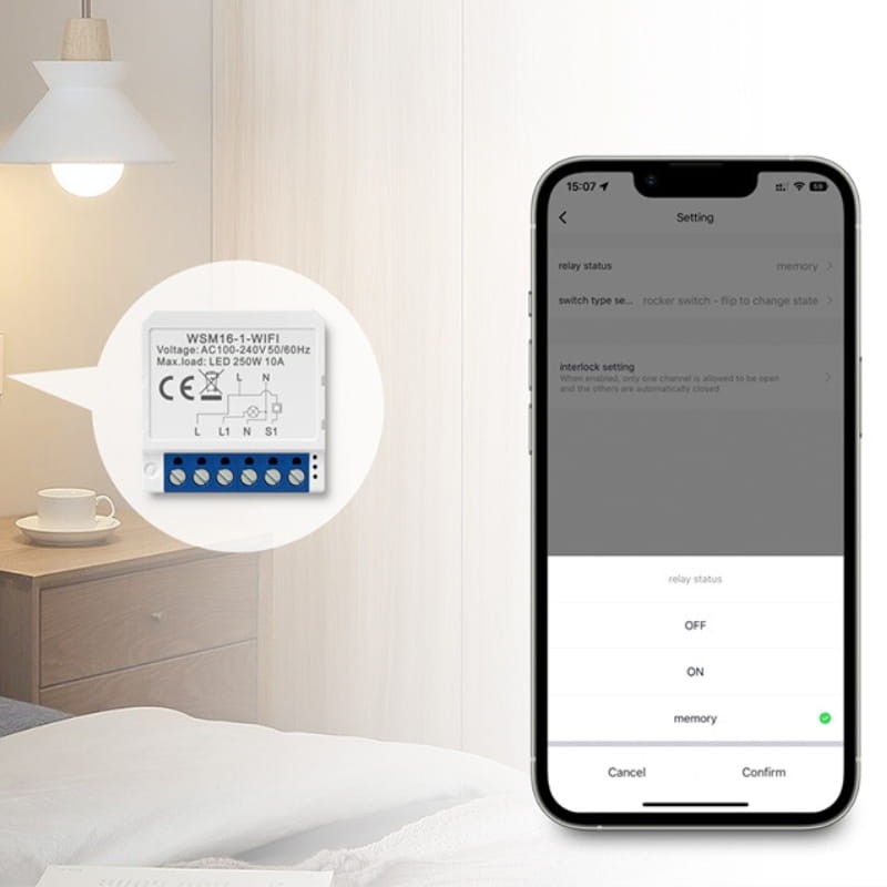 Avatto WSM16-W3 Branco - Interruptor Inteligente WiFi - Item3