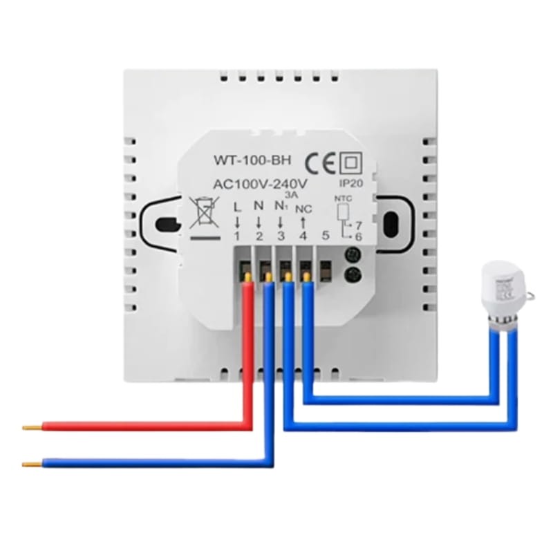 Avatto WT100-WH-3A WiFi Blanc - Thermostat intelligent - Ítem5