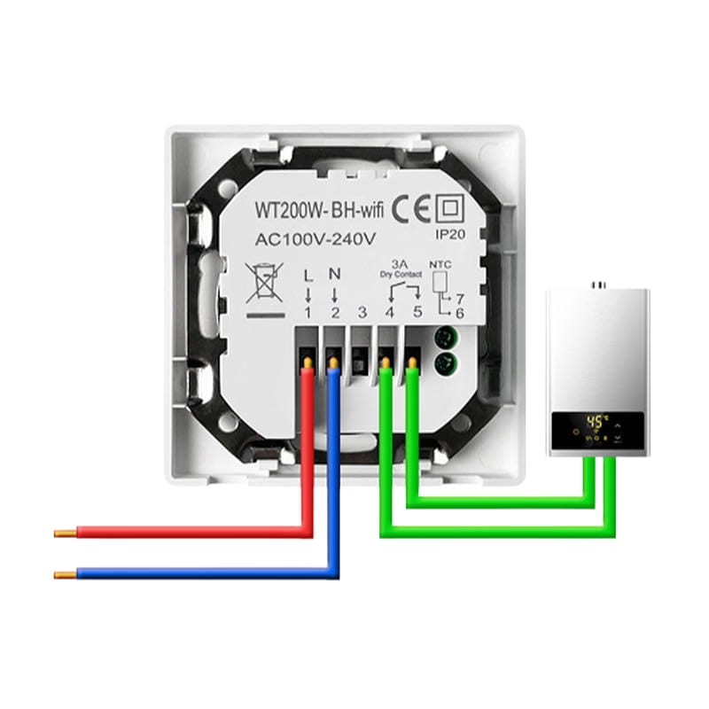 Avatto WT200-BH-3A-W WiFi Branco - Termostato Inteligente - Item3