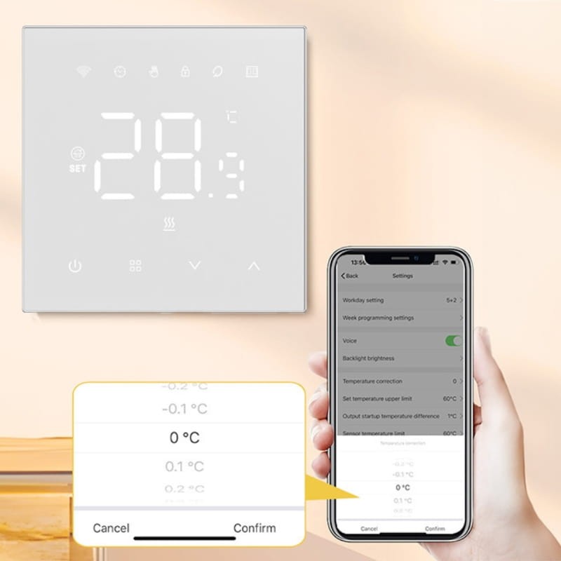 Avatto WT410-BH-3A-W WiFi Branco - Termostato Inteligente - Item3