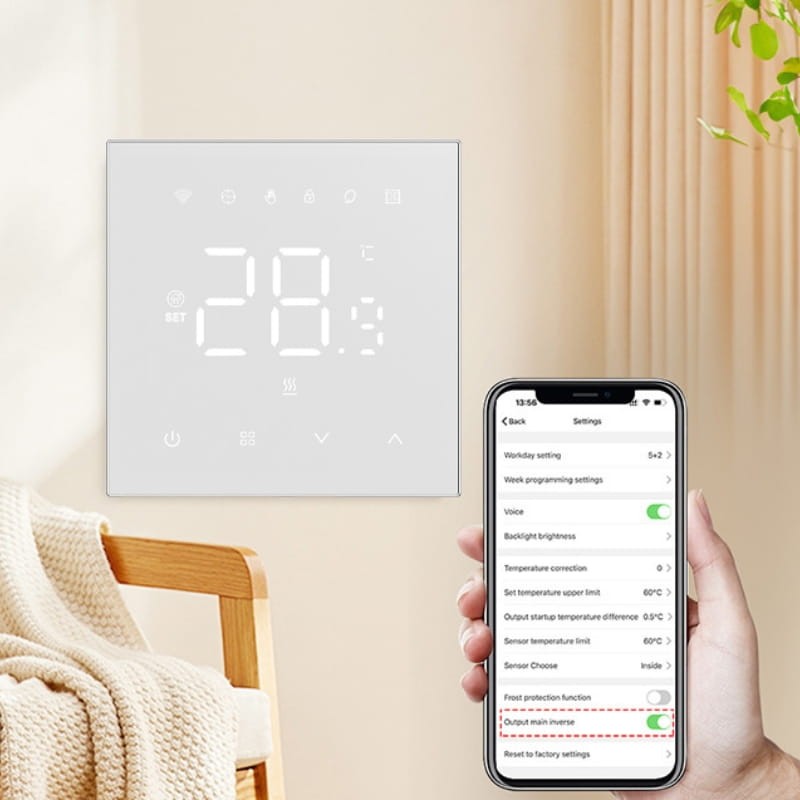 Avatto WT410-BH-3A-W WiFi Branco - Termostato Inteligente - Item4