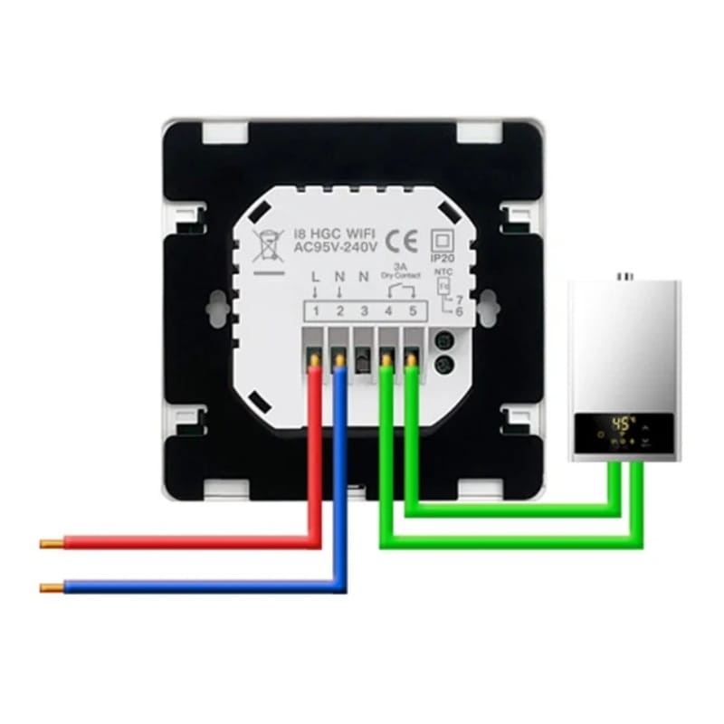 Avatto WT50-BH-3A WiFi Cinzento - Termostato Inteligente - Item3
