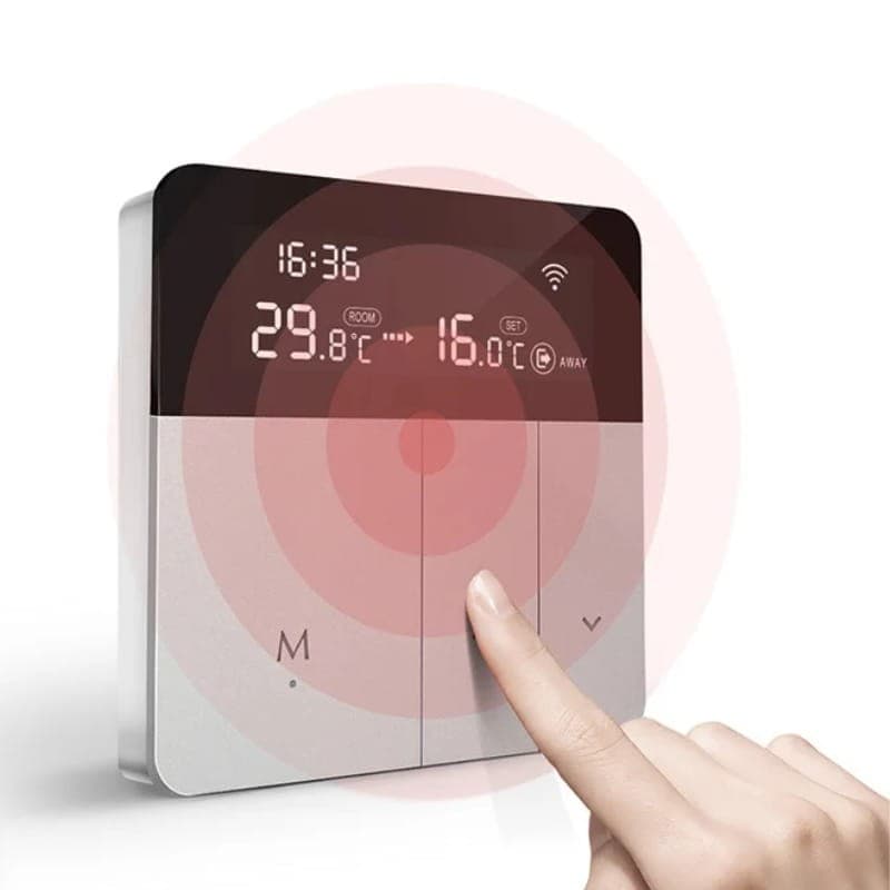 Avatto WT50-WH-3A WiFi Gris - Thermostat intelligent - panneau de contrôle