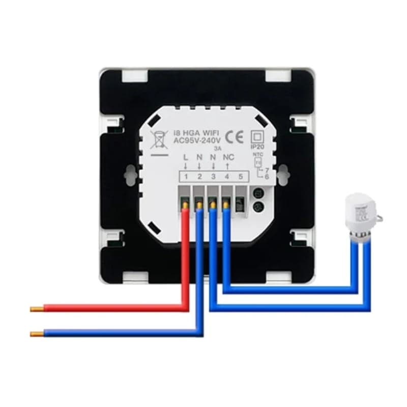 Avatto WT50-WH-3A WiFi Gris - Thermostat intelligent - lien