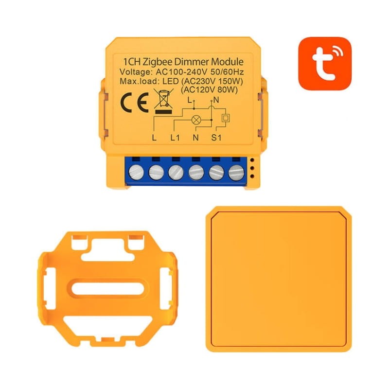 Avatto ZDMS16-1 Laranja - Interruptor inteligente ZigBee - Item1