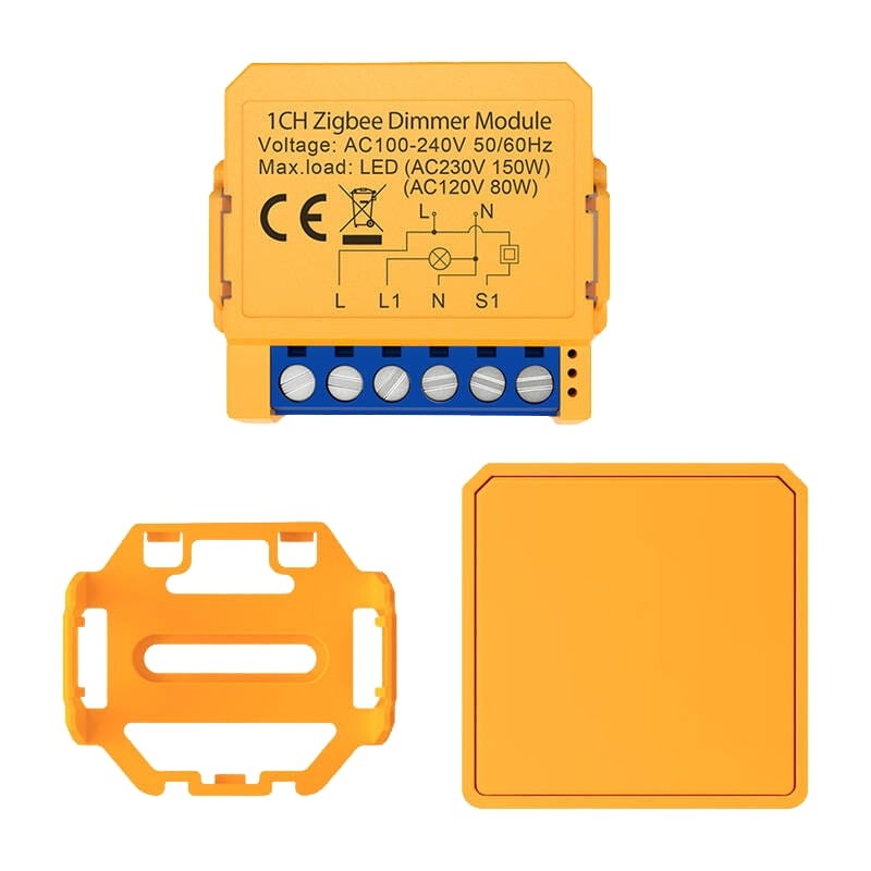 Avatto ZDMS16-2 Laranja - Interruptor inteligente ZigBee - Item1