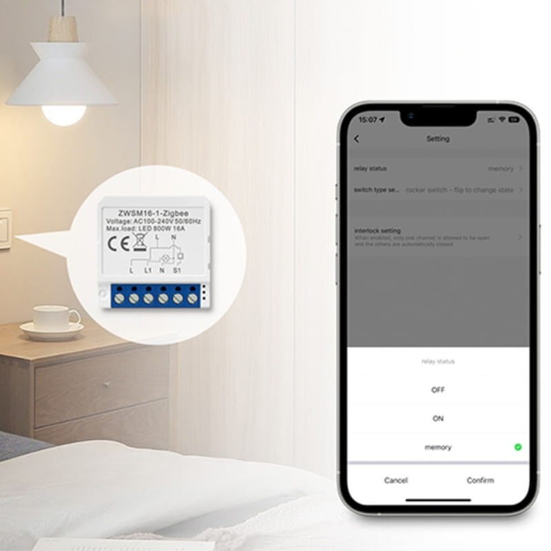 Avatto ZWSM16-W2 Branco - Interruptor inteligente ZigBee - Item2