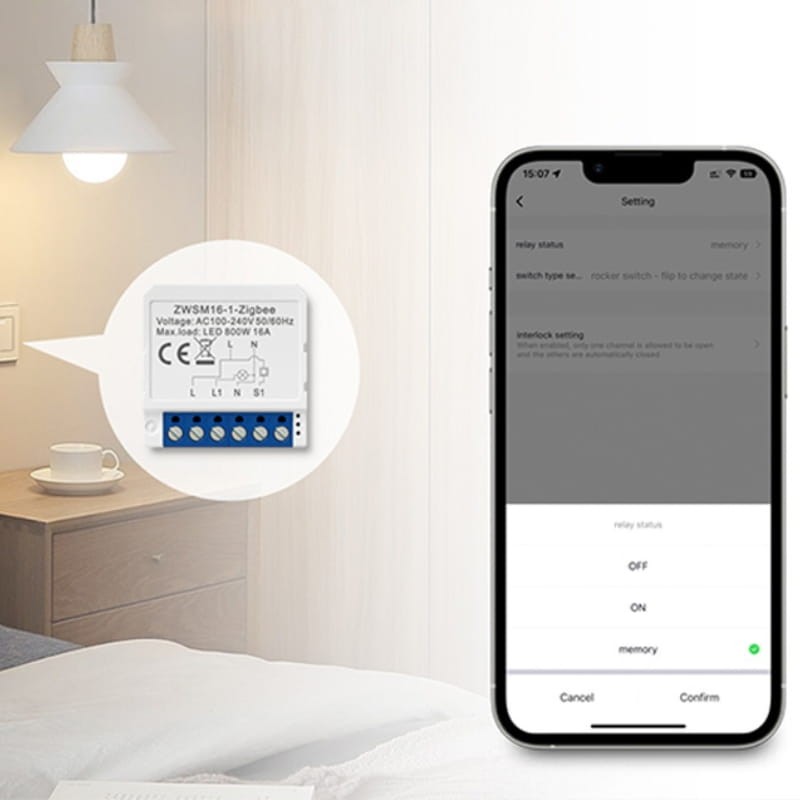 Avatto ZWSM16-W3 Branco - Interruptor inteligente ZigBee - Item2