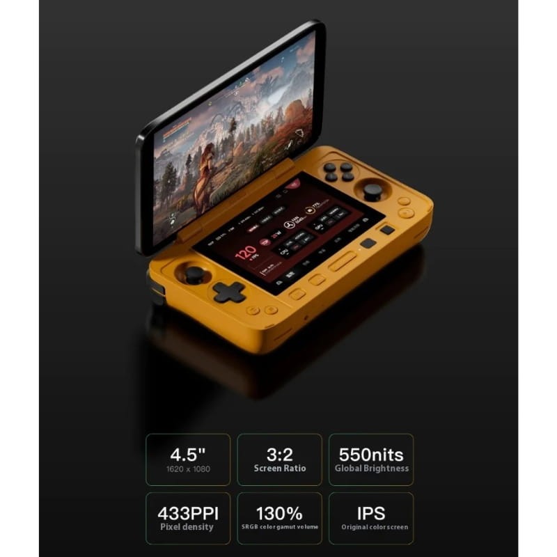 Ayaneo Flip 1S DS Ryzen 7 8840U 32Go/2To Jaune - Ítem3