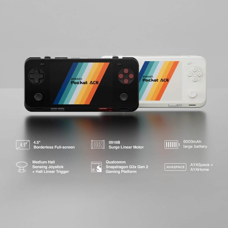 Ayaneo Pocket ACE Snapdragon G3x Gen 2 8Go/128Go Noir - Ítem2