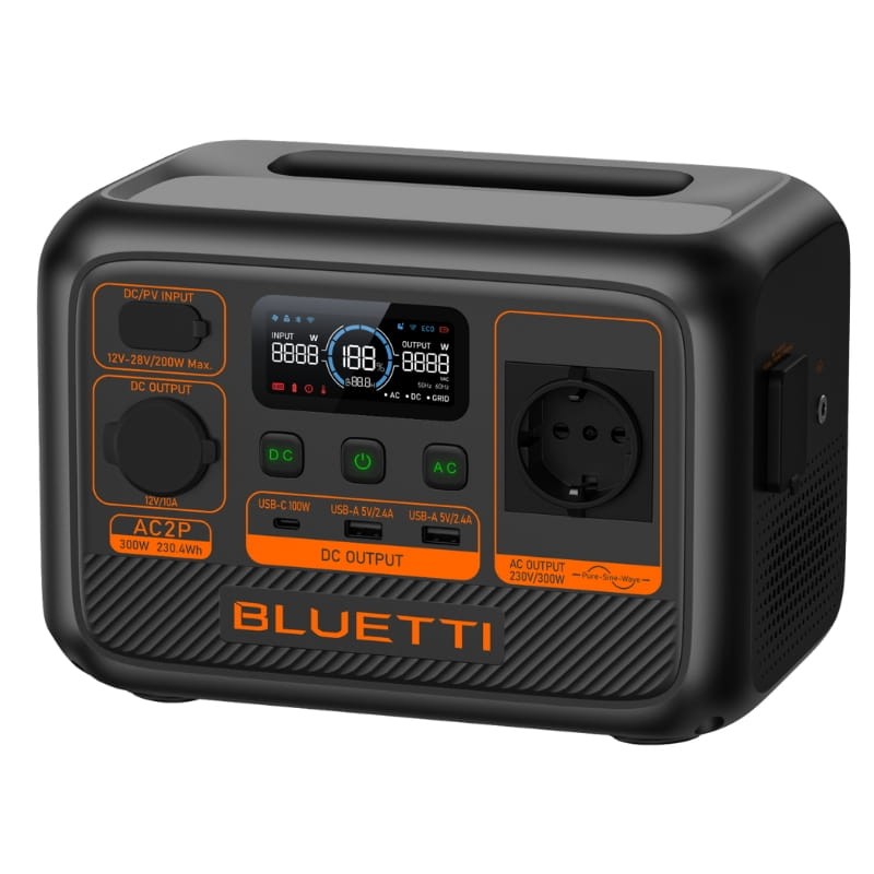 BLUETTI AC2P 230Wh - Estación de Carga Portátil - Ítem1