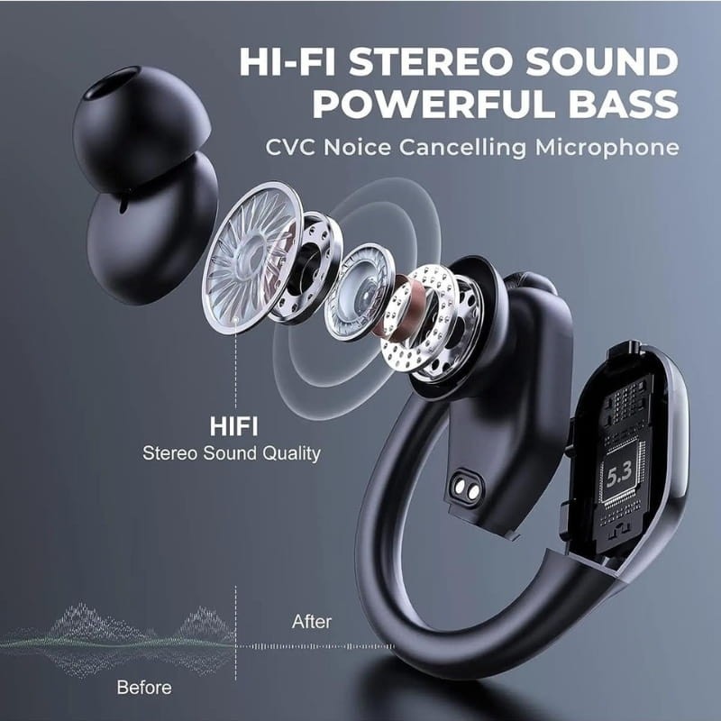 BSF BX28 Negro - Auriculares Bluetooth - Ítem4