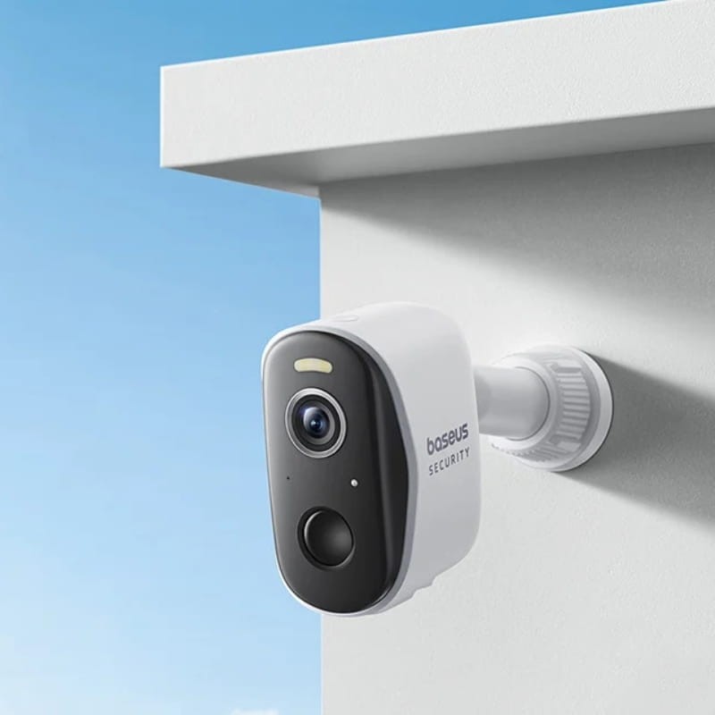 Baseus N1 Plus 2K WiFi Blanco - Kit de 2 Cámaras de Seguridad Exterior - Ítem5