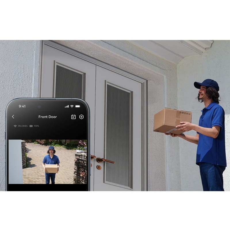 Baseus N1 Plus 2K WiFi Blanc - Caméra de sécurité extérieure - Ítem5