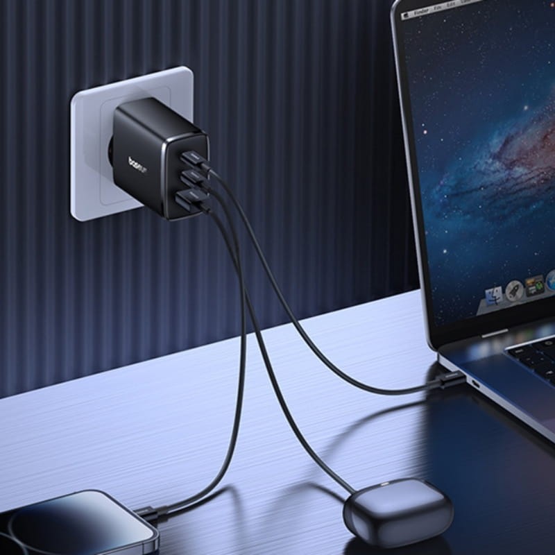 Baseus OS-Cube Pro 65W 2xUSB-C + USB Noir - Ítem5
