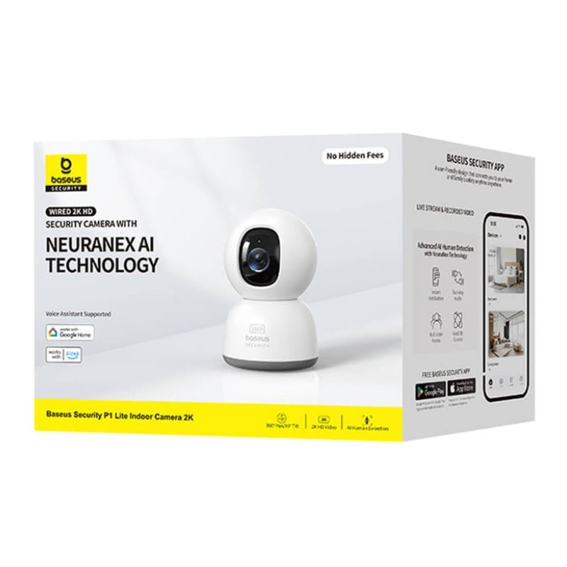 Baseus P1 Lite 2K WiFi Blanc - Caméra de sécurité - Ítem4
