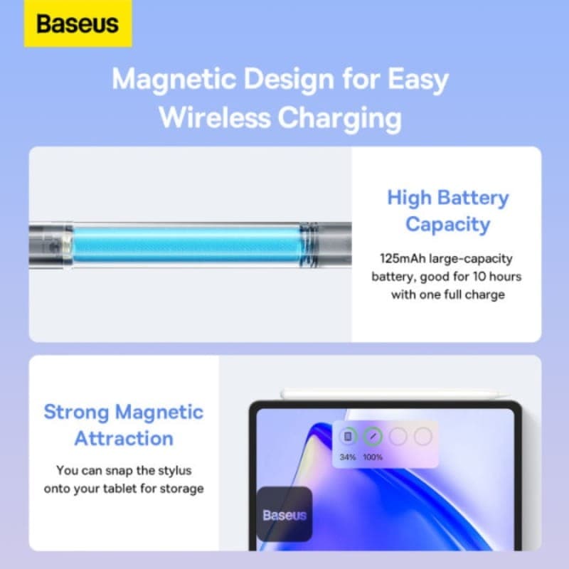 Baseus Smooth Writing 2 Series Blanc - batterie