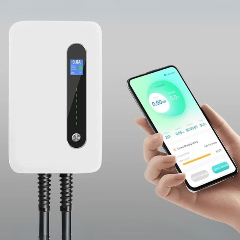 Besen F30 APP 32A/7,2KW Branco - Carregador de carro elétrico de parede - Item3