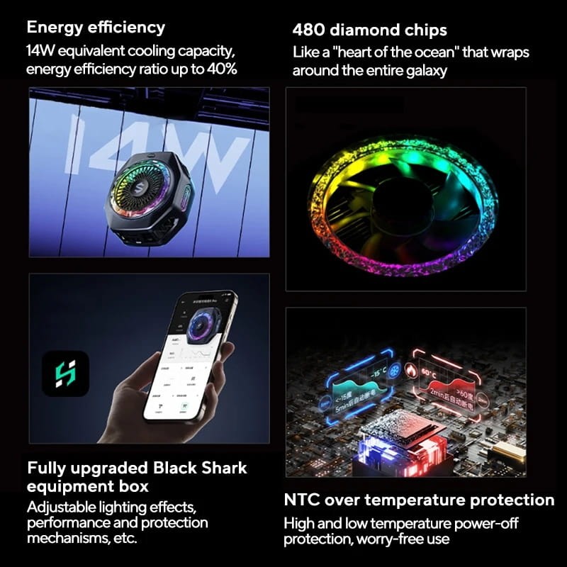 Black Shark FunCooler 5 Pro Preto - Item2