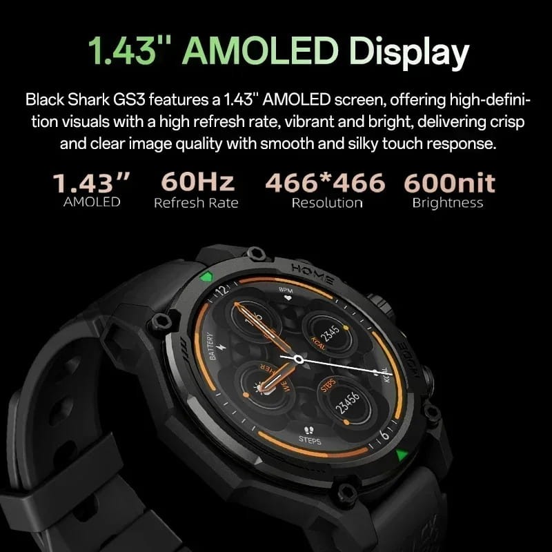 Black Shark GS3 Noir - Montre intelligente - Ítem5