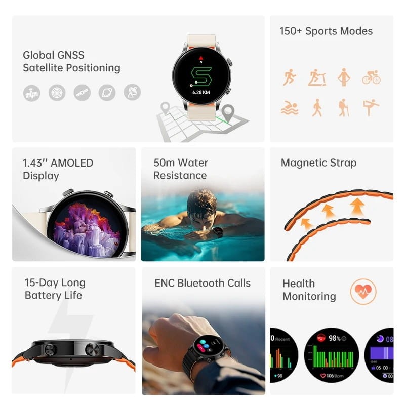 Black Shark S3 Noir - Montre intelligente - Ítem3