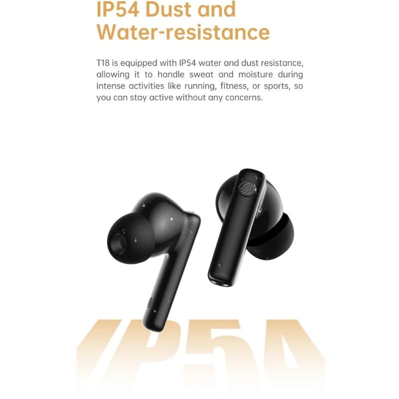 Black Shark T18 ANC - Auriculares Bluetooth - resistencia IP54