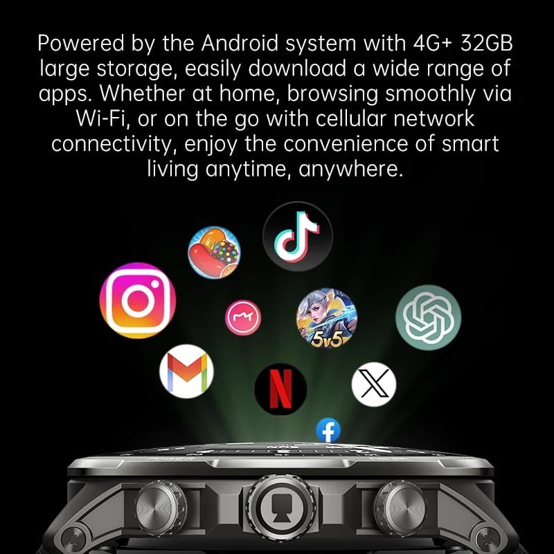 Black Shark Watch X Pro WiFi + 4G - Relógio inteligente - Item7